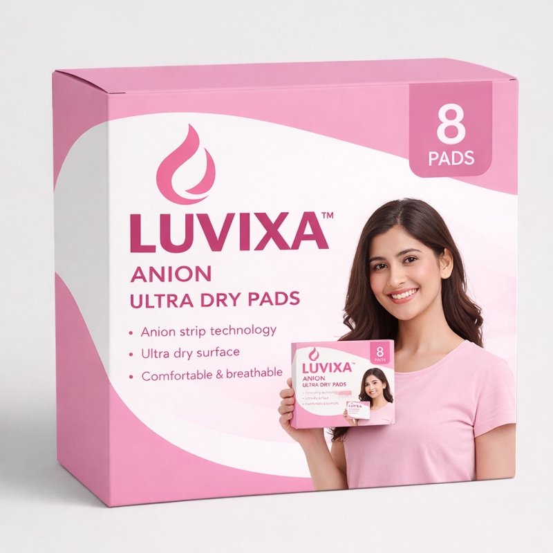 Luxiva Anion Ultra Dry Sanitary Pads - 8 Pads