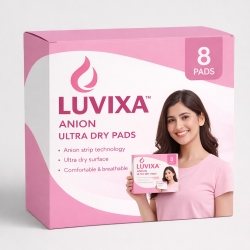Luxiva Anion Ultra Dry Sanitary Pads - 8 Pads